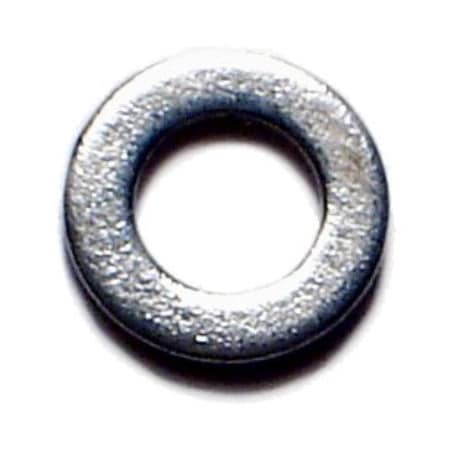 Midwest Fastener Flat Washer, For Screw Size M4 , Steel Zinc Plated Finish, 35 PK 78542